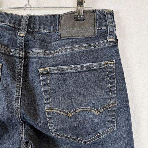 American Eagle Extreme Flex 4 Original Straight Dark Wash Men's Size 29 x 30 - Picture 5 of 10